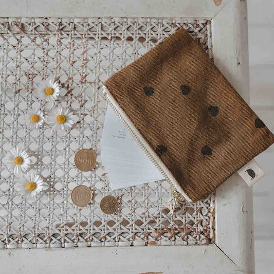 HARTVORMIGE PORTEMONNEE VAN MARIE CUMIN