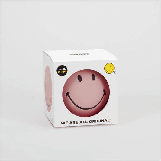 Smiley lamp small PINK