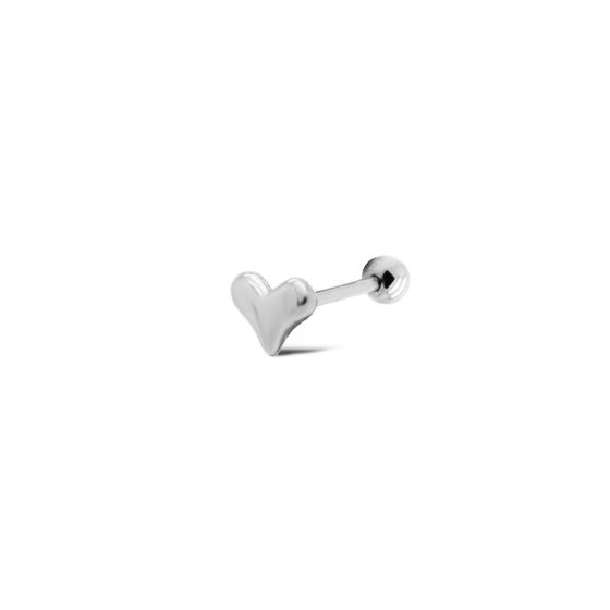 Piercing Zirconia OLLY Heart Silver