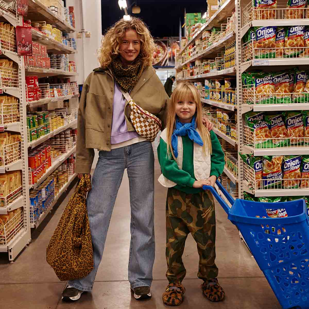 DAMIER CARAMEL HEUPTASJE