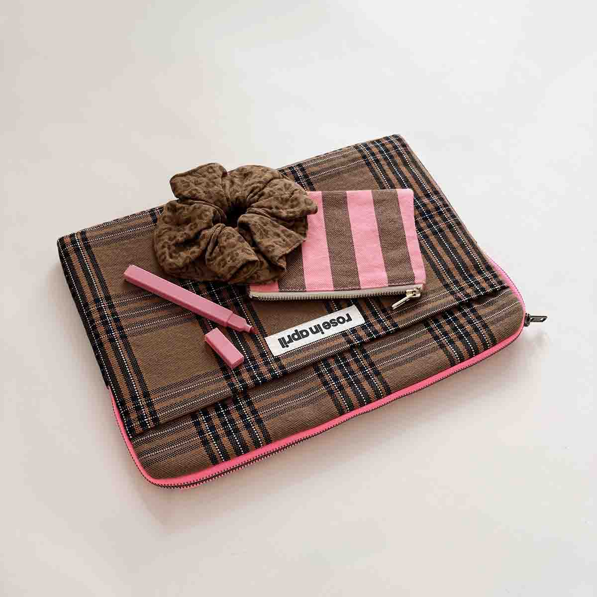 MARIE PORTEMONNEE STREEP FUNKY PINK / OLIVE