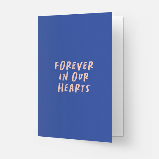 Forever hearts greeting card