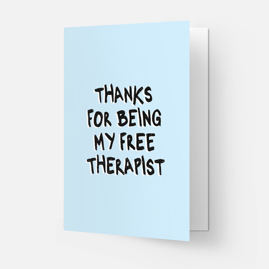 Free therapist greeting card