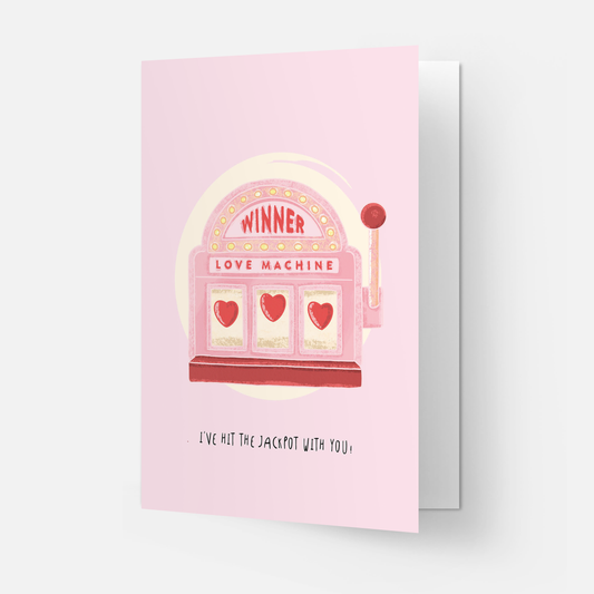 Jackpot greeting card