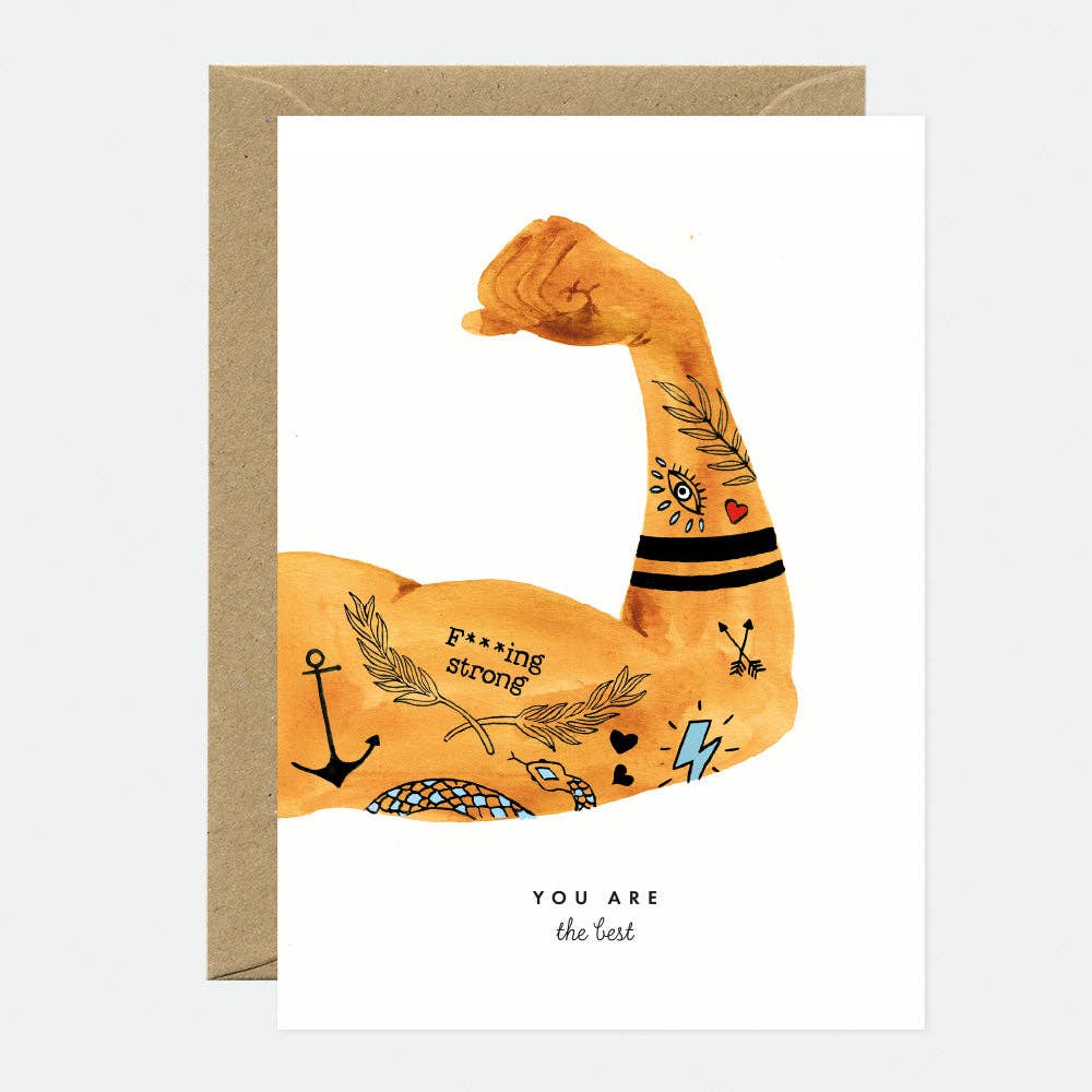 Jij bent de beste man wenskaart