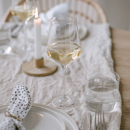 Wijnglas 390 ml Oh happy day (VE = 4 stuks)