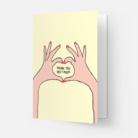 Thank you very much greeting card