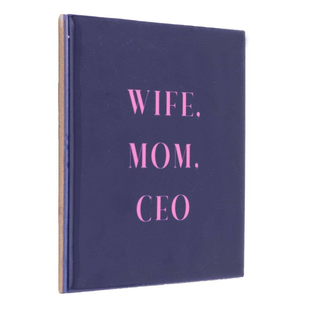 Tegel vrouw moeder CEO