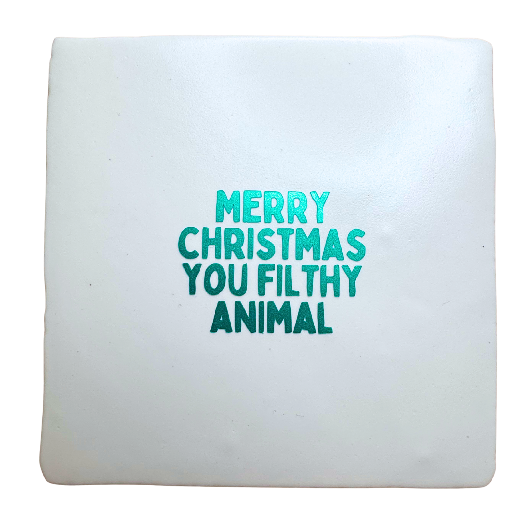 Merry Christmas - signature tile