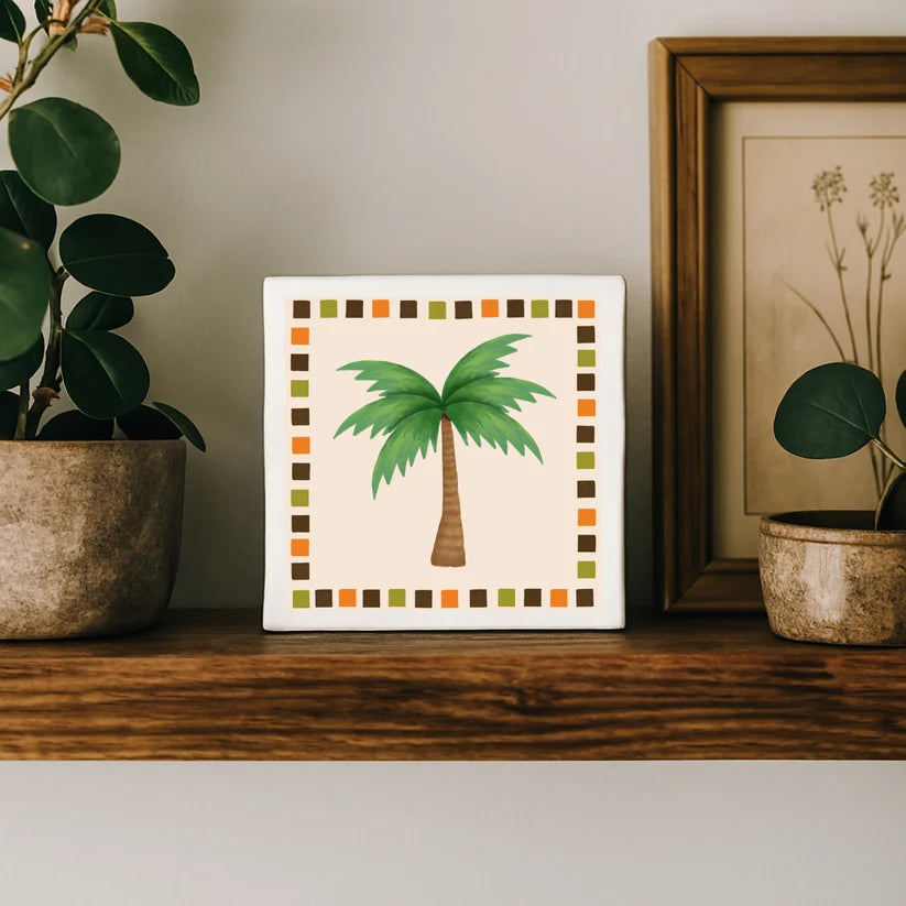 Tegeltje Palmboom