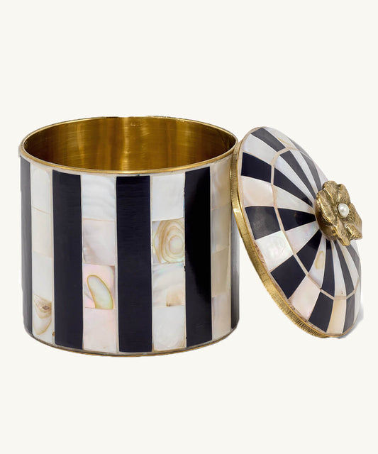 Sieradendoos Zoey marineblauw groot