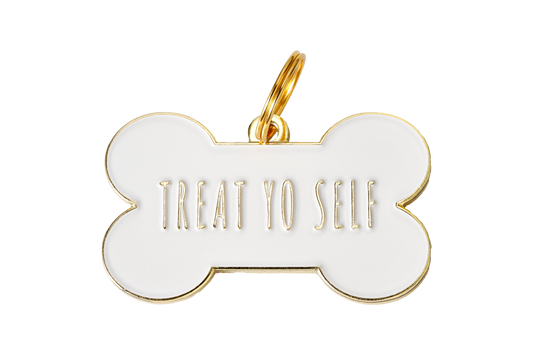 Treat Yo Self ID-label voor huisdieren
