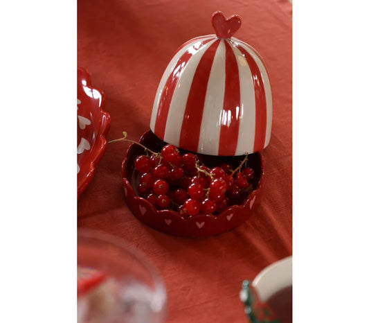 Potje Hearts & stripes