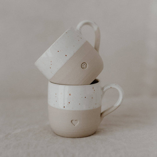 Smiley cappuccino kopje