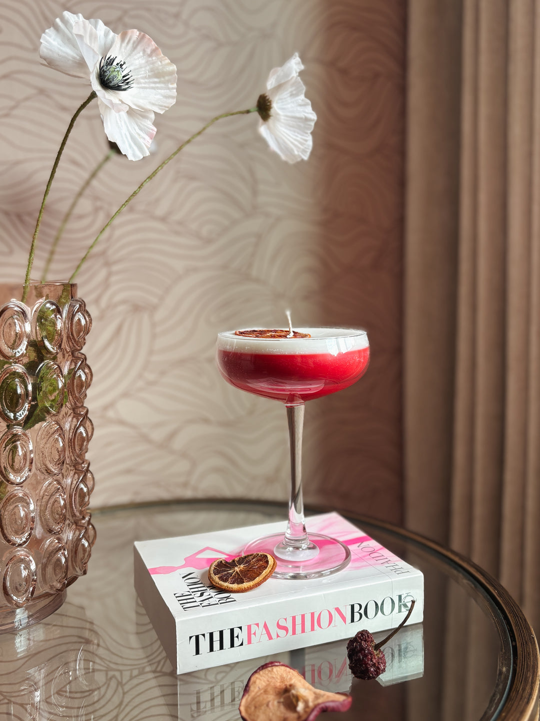 French Martini Cocktail kaars