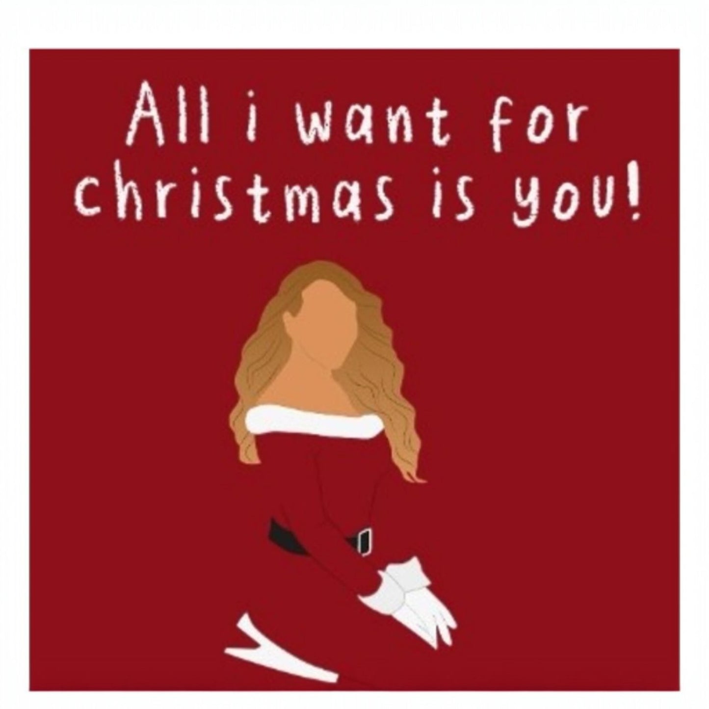 Tegeltje All I want for Christmas