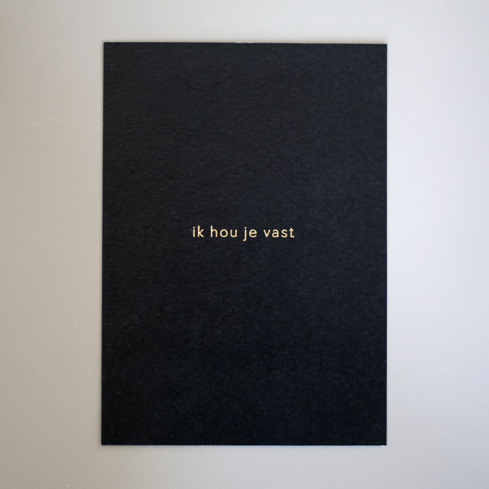 Troostkaart Ik hou je vast