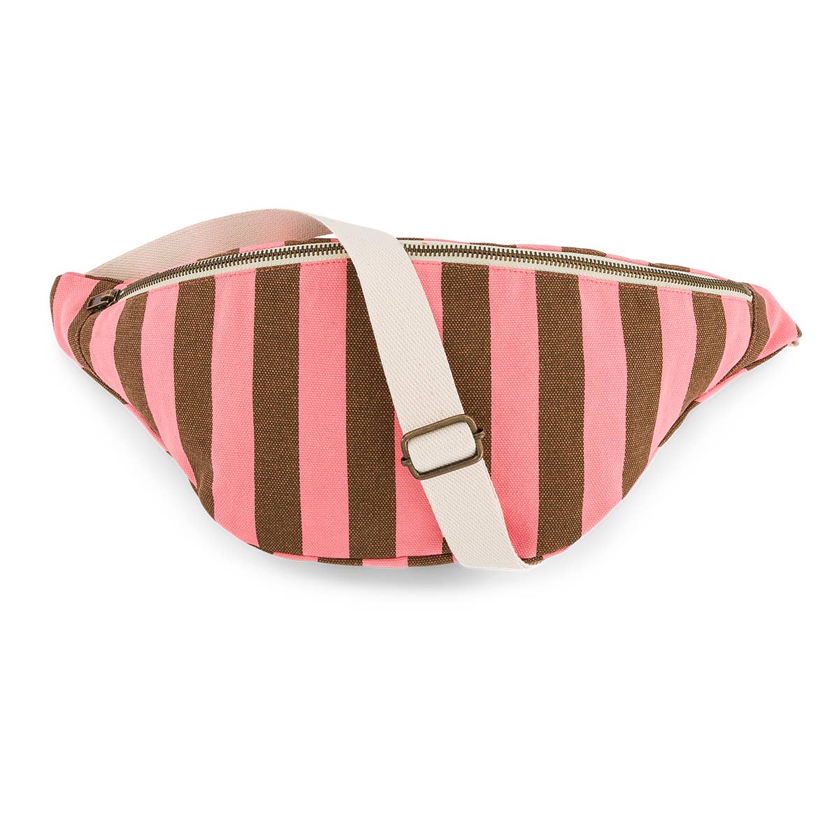 HEUPTAS STREEP FUNKY ROZE / OLIVE