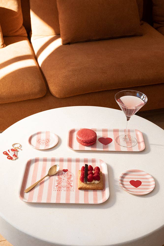 Roze strepen - Ontbijtbakje