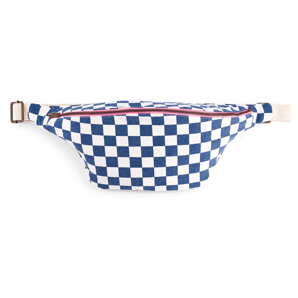 DAMIER ECRU/MARINEBLAUW HEUPTASJE