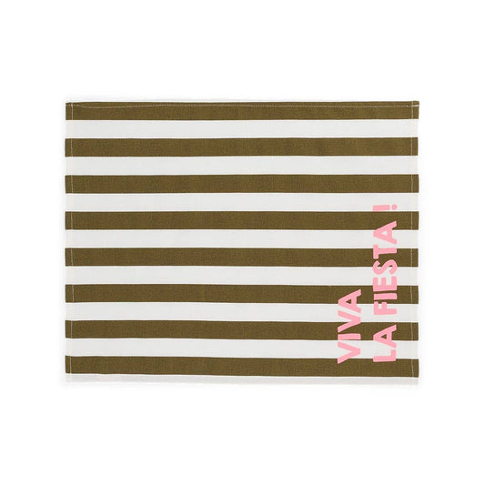 JEANNETTE STREEP OLIVE TAFELKLEED SET - VIVA LA FIESTA