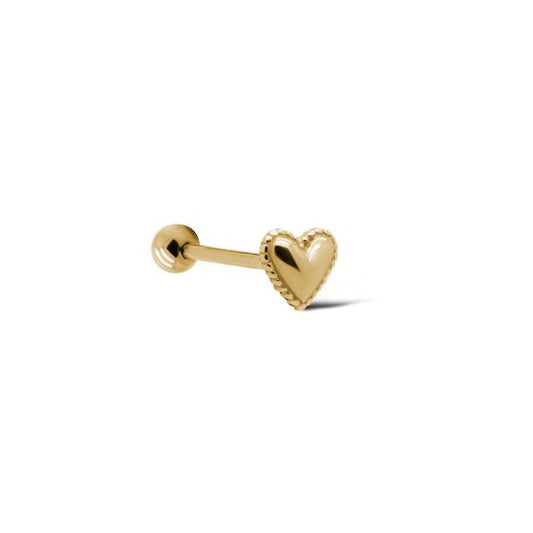 Piercing ROYAL Heart Goldplated