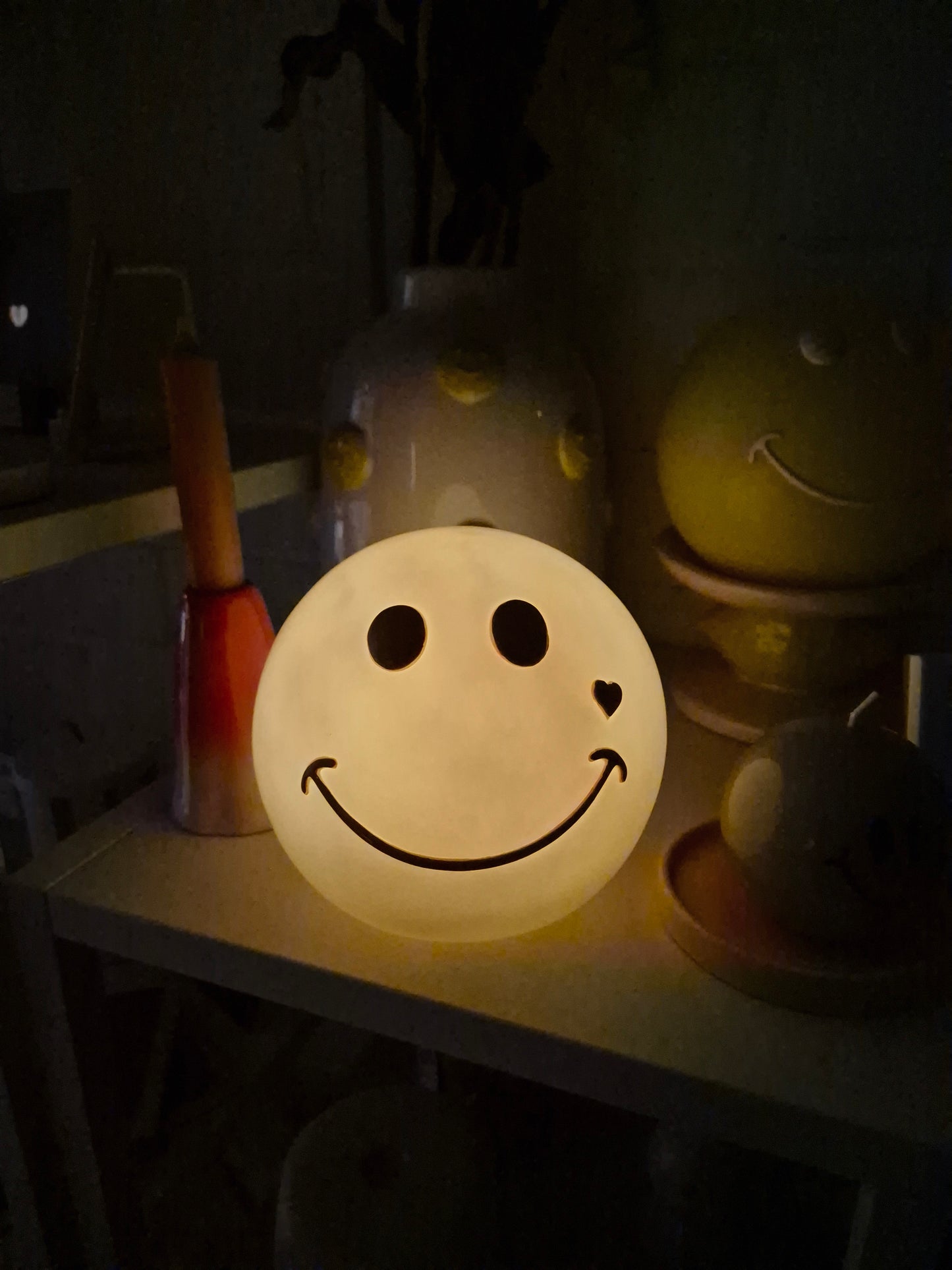 Led Lamp Smiley ROZE kersten