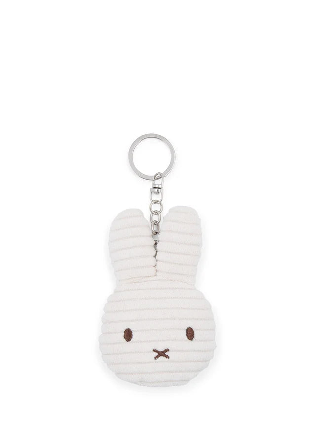 Miffy Flat Keychain ECO Corduroy OFFWHITE
