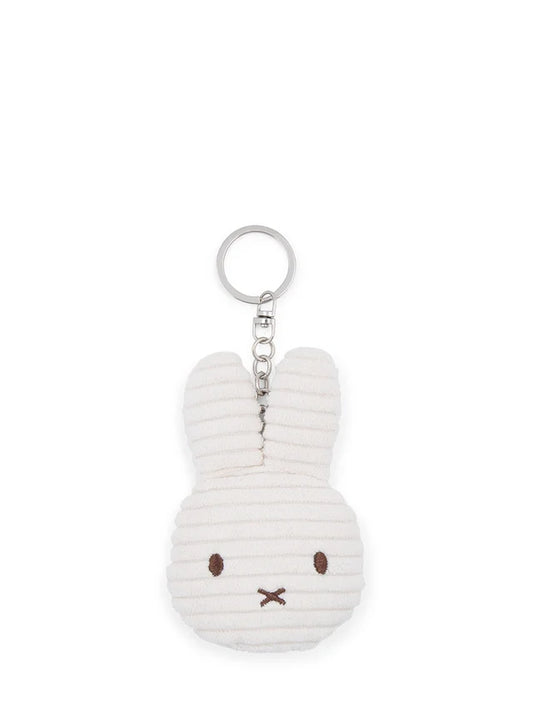 Miffy Flat Keychain ECO Corduroy OFFWHITE