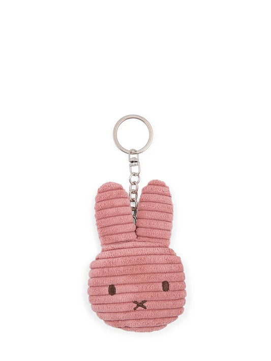 Miffy Flat Keychain ECO Corduroy DUSTY ROSE
