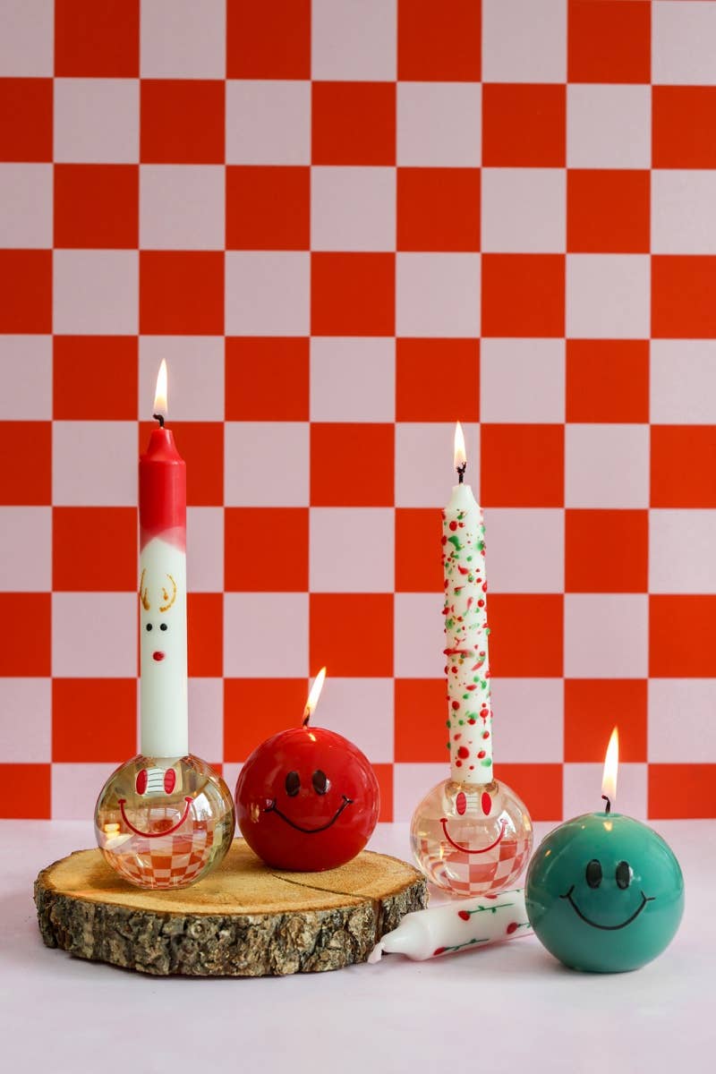 Kandelaar Happy Hot Pink