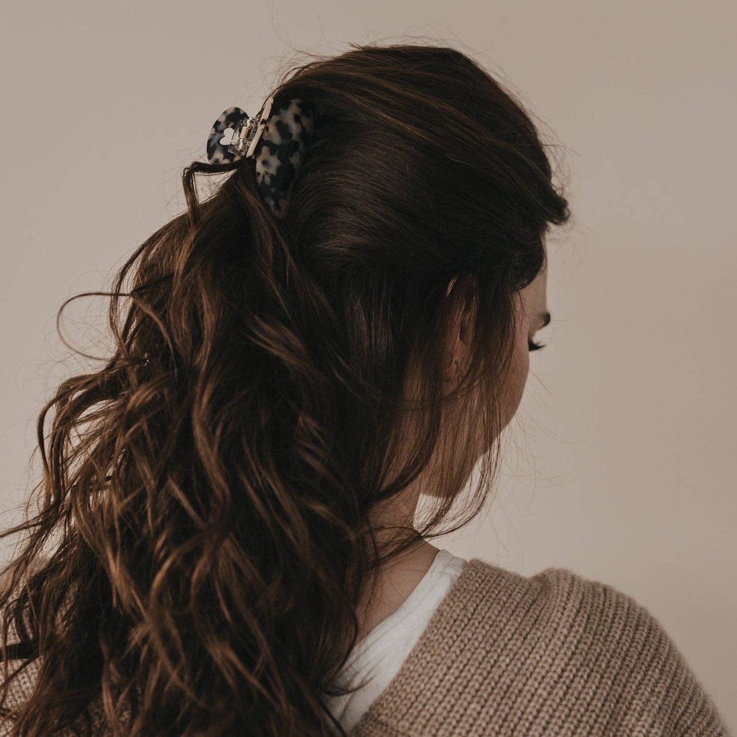 Haarclip groot hart leo