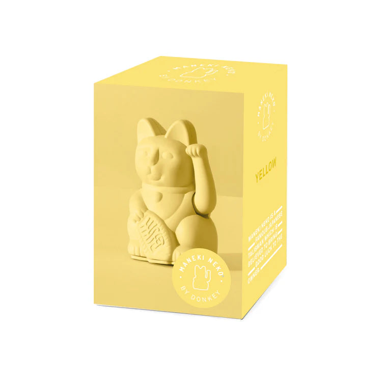 Lucky Cat CLASSIC YELLOW prosperity