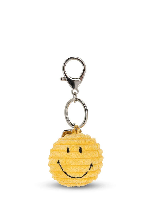 Smiley Keychain ECO Corduroy YELLOW