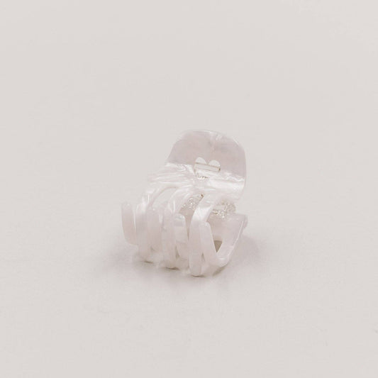 Kleine parelhaarclip met hart