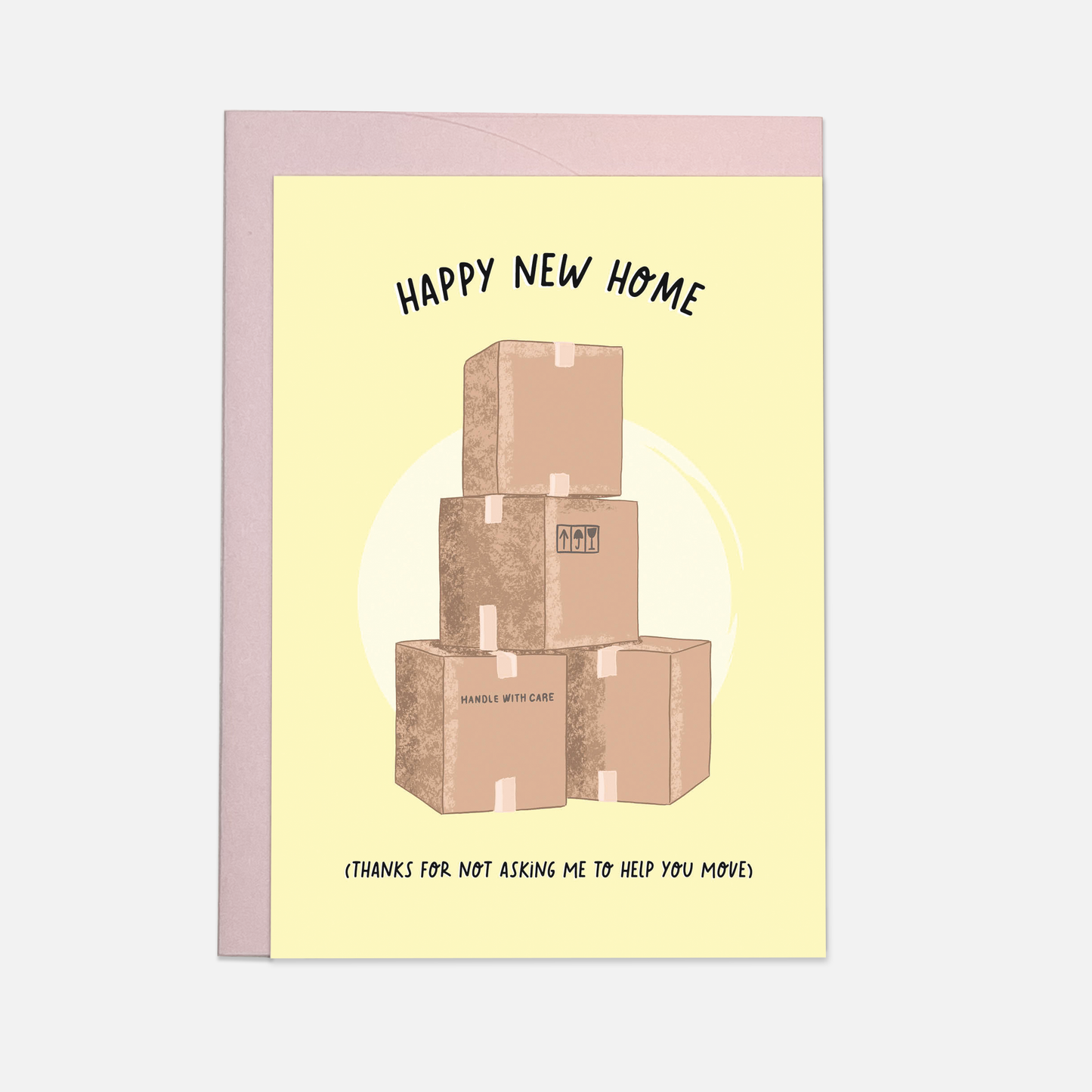 Happy new home greeting card