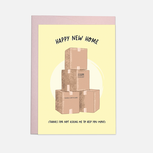 Happy new home greeting card