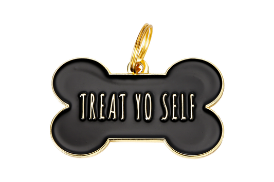 Treat Yo Self ID-label voor huisdieren