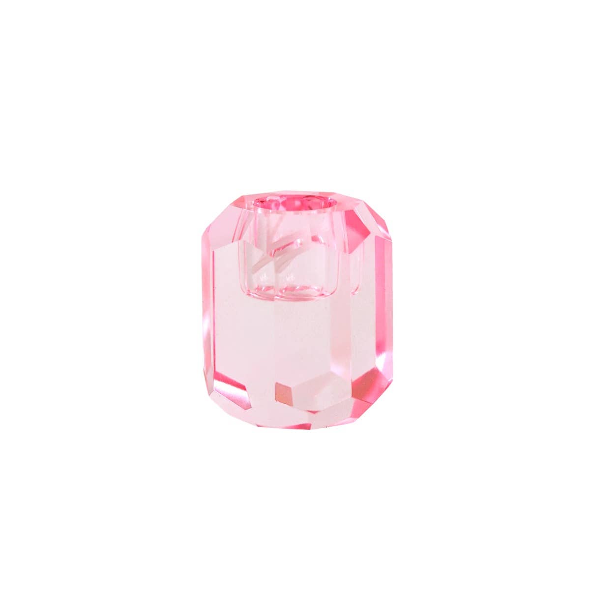 Kandelaar Kaarsenhouder Crystal Pink