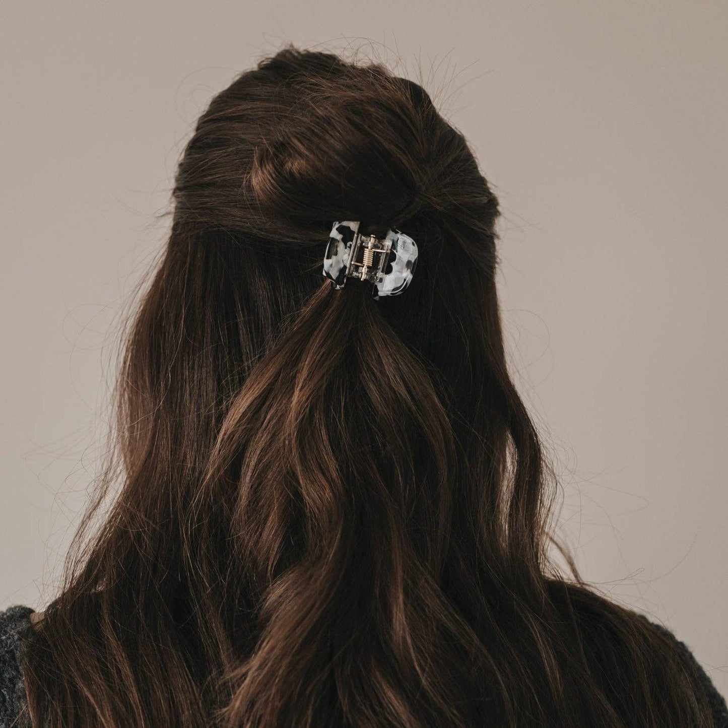 Kleine haarclip hart panda