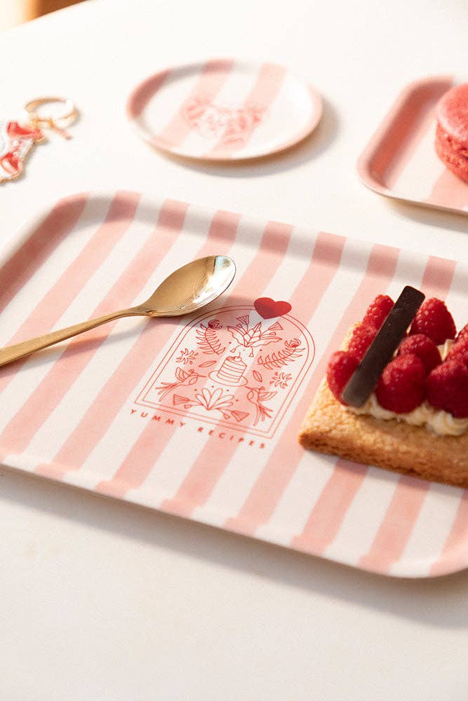 Roze strepen - Ontbijtbakje