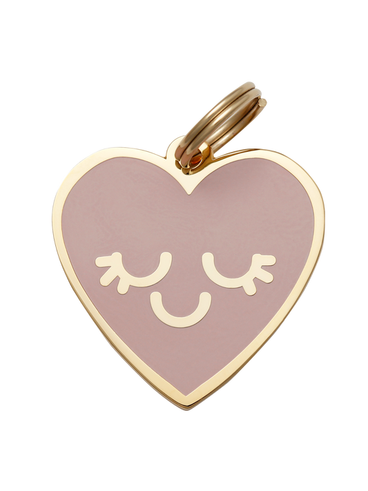 Smiling Heart Pet ID-tag
