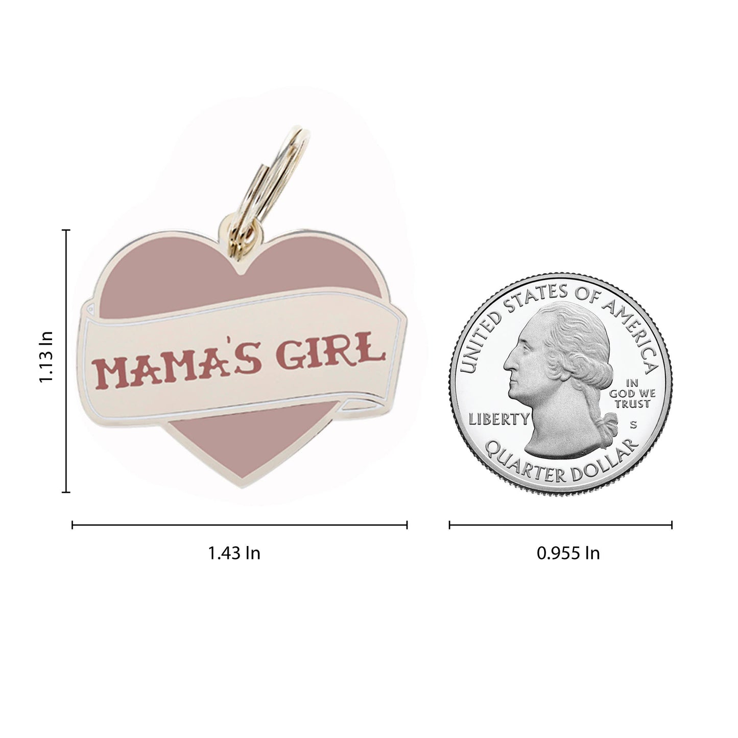 ID-tag voor huisdieren van Mama's Girl