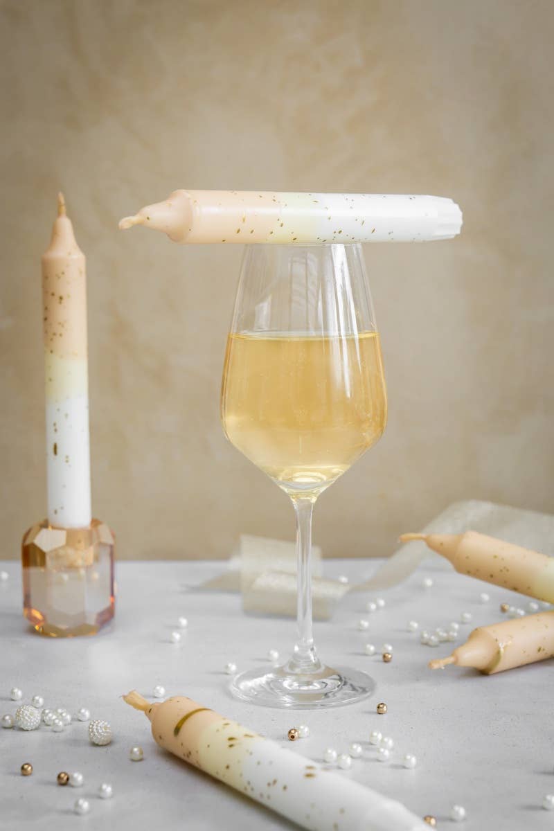 Kandelaar Kaarsenhouder Crystal Champange