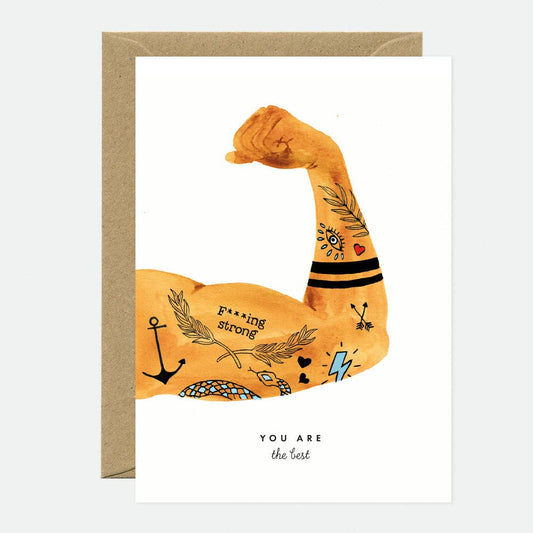 Jij bent de beste man wenskaart