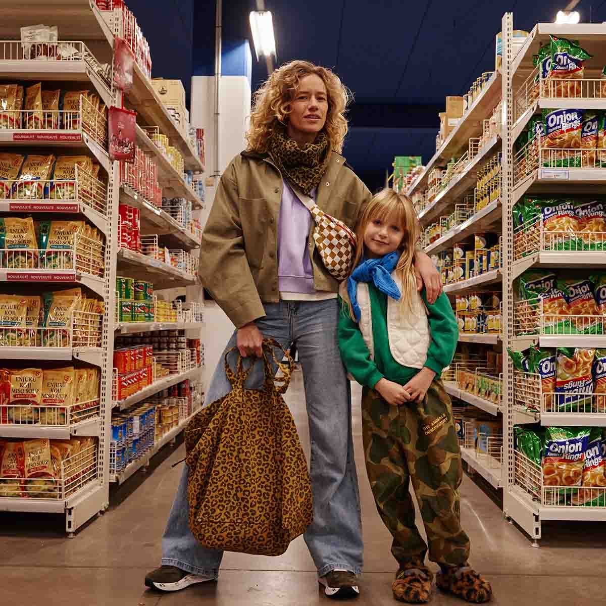 DAMIER CARAMEL HEUPTASJE