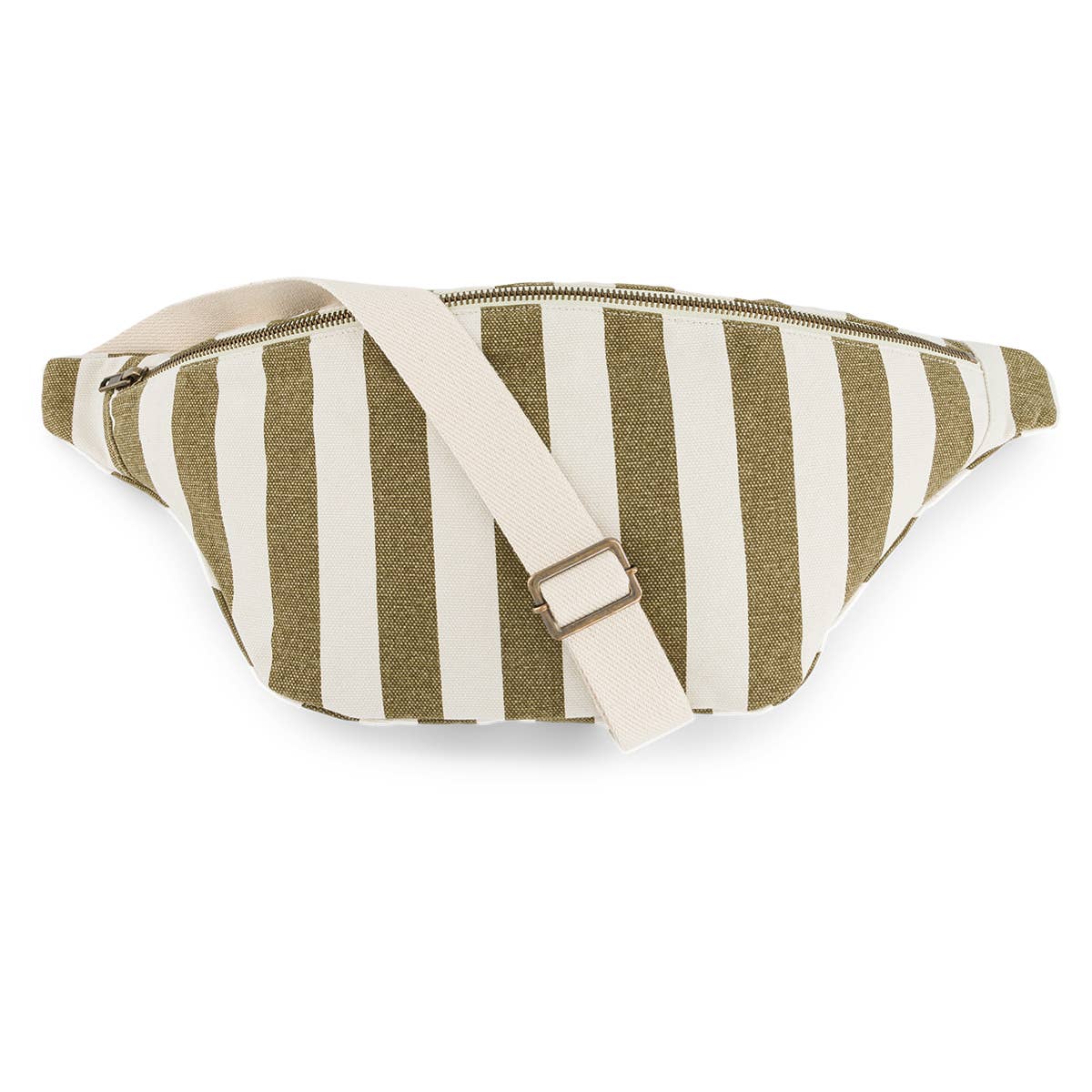 OLIJF / GRIJS GESTREEPTE HEUPTAS