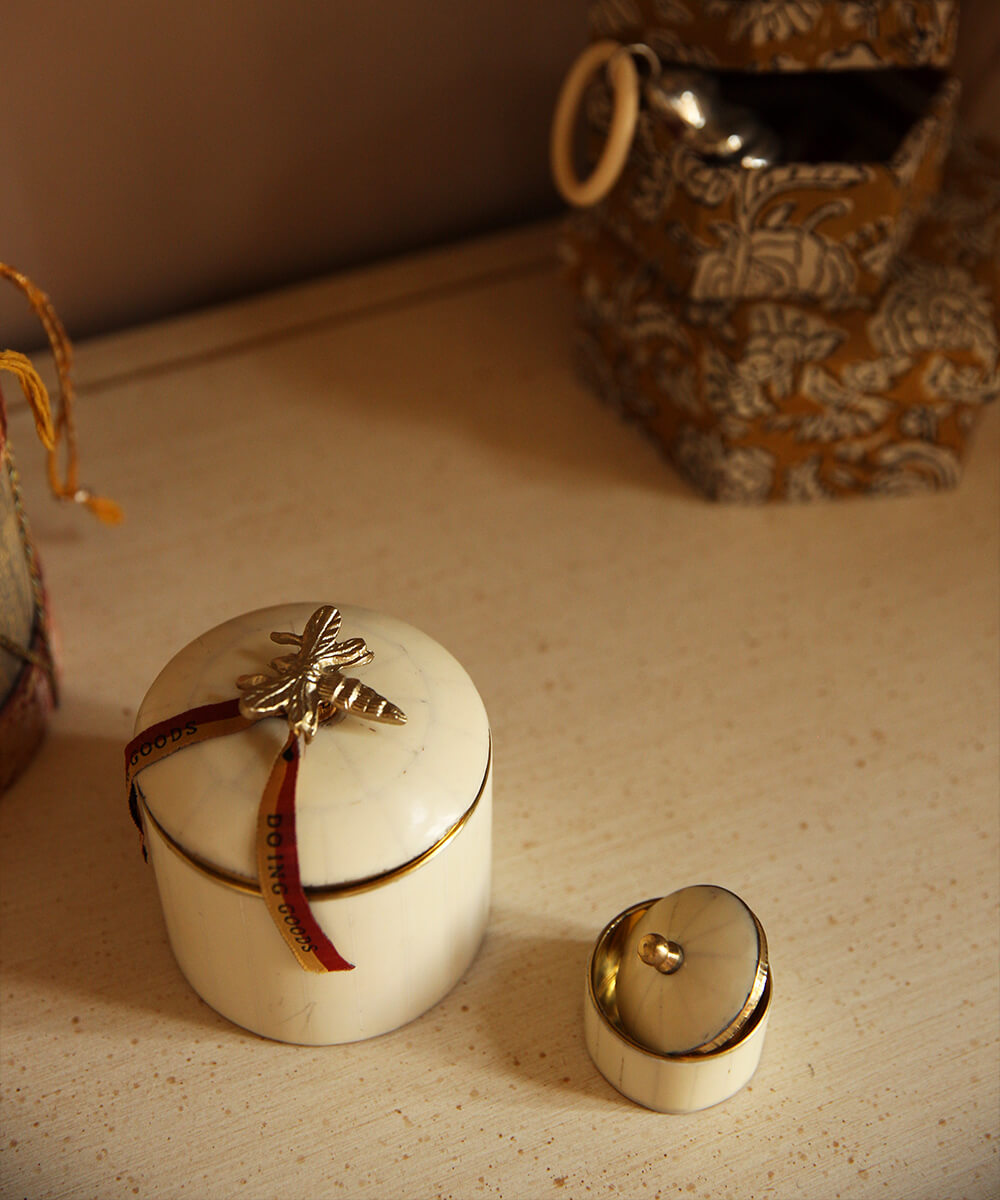 Sieradendoosje Baily circus wit klein