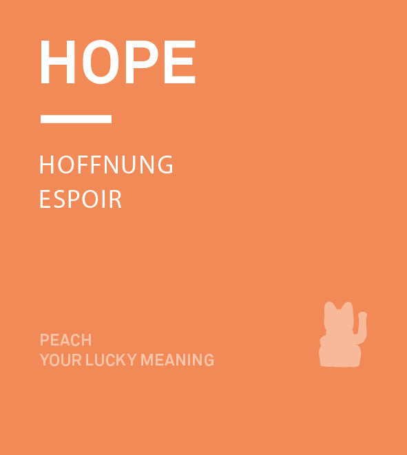 Lucky Cat CLASSIC PEACH hope