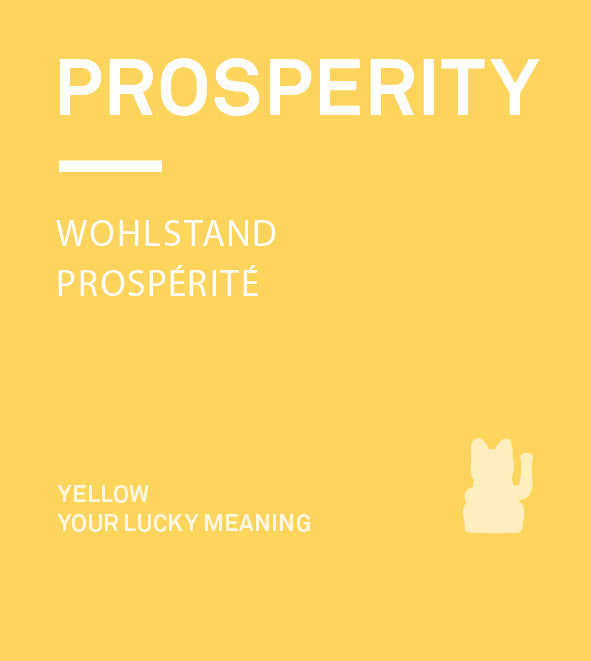 Lucky Cat CLASSIC YELLOW prosperity